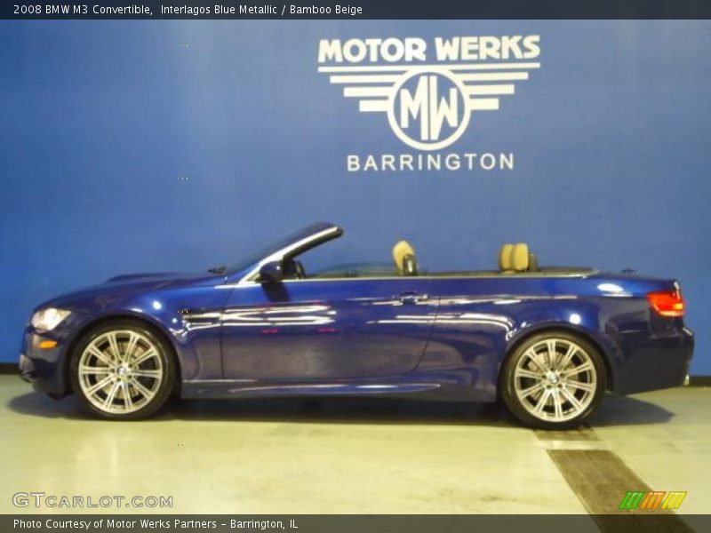 Interlagos Blue Metallic / Bamboo Beige 2008 BMW M3 Convertible
