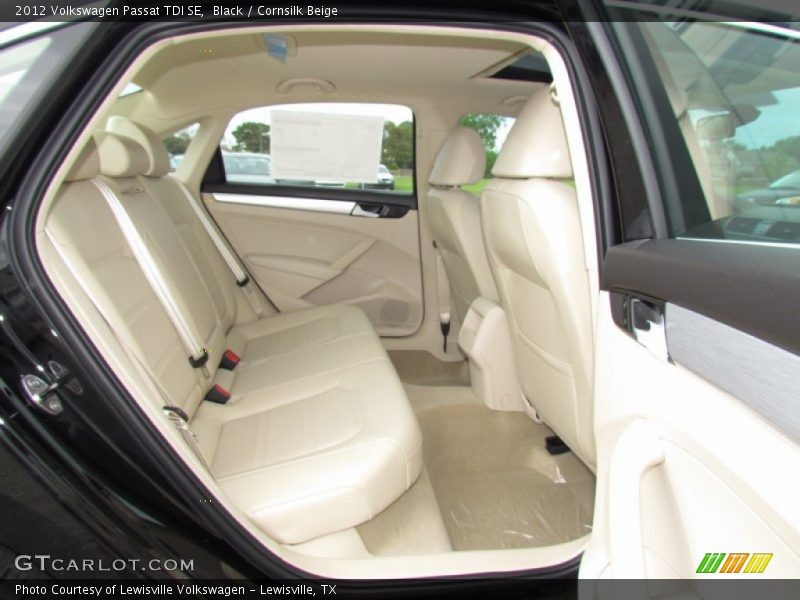 Black / Cornsilk Beige 2012 Volkswagen Passat TDI SE