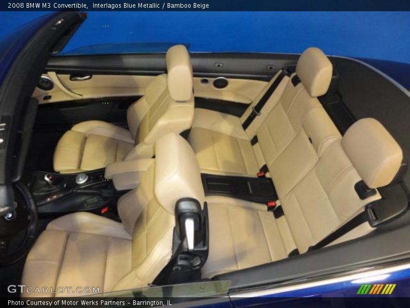Interlagos Blue Metallic / Bamboo Beige 2008 BMW M3 Convertible