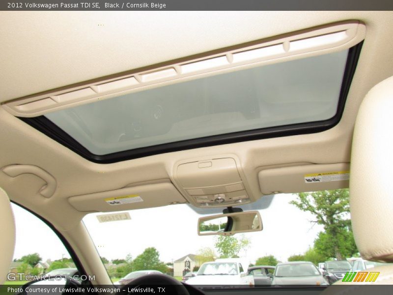 Black / Cornsilk Beige 2012 Volkswagen Passat TDI SE