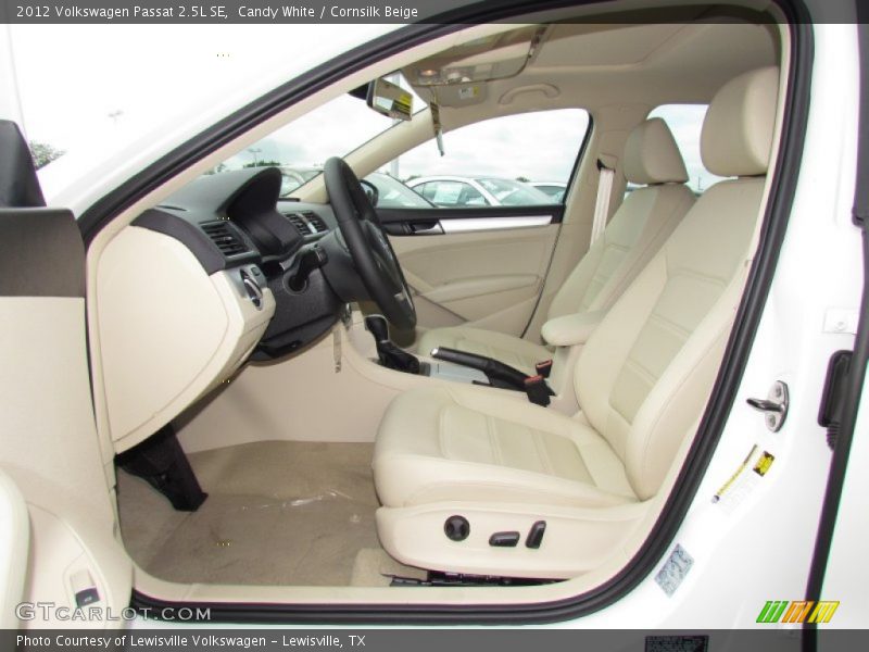 Candy White / Cornsilk Beige 2012 Volkswagen Passat 2.5L SE