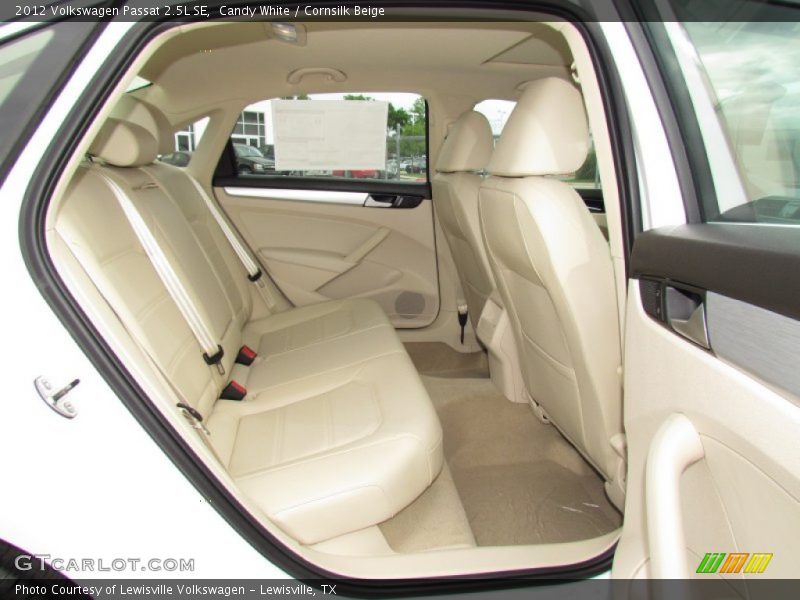 Candy White / Cornsilk Beige 2012 Volkswagen Passat 2.5L SE
