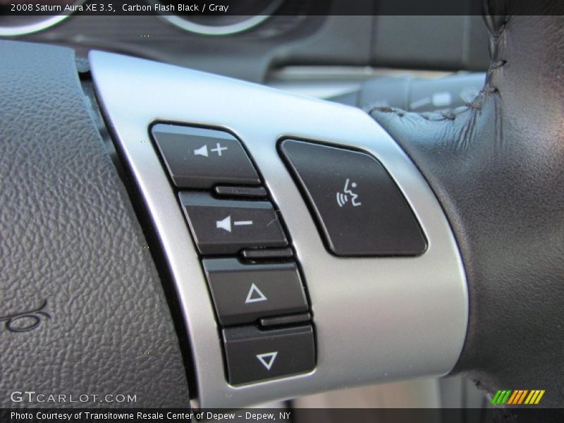 Carbon Flash Black / Gray 2008 Saturn Aura XE 3.5