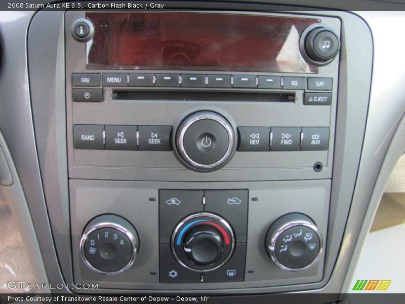 Carbon Flash Black / Gray 2008 Saturn Aura XE 3.5