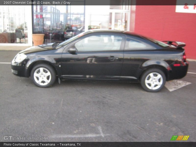 Black / Gray 2007 Chevrolet Cobalt LS Coupe