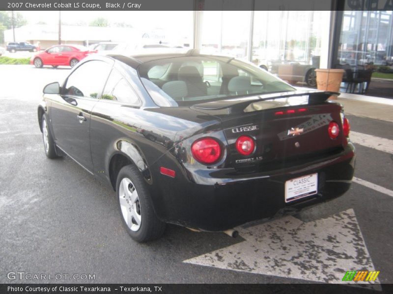 Black / Gray 2007 Chevrolet Cobalt LS Coupe
