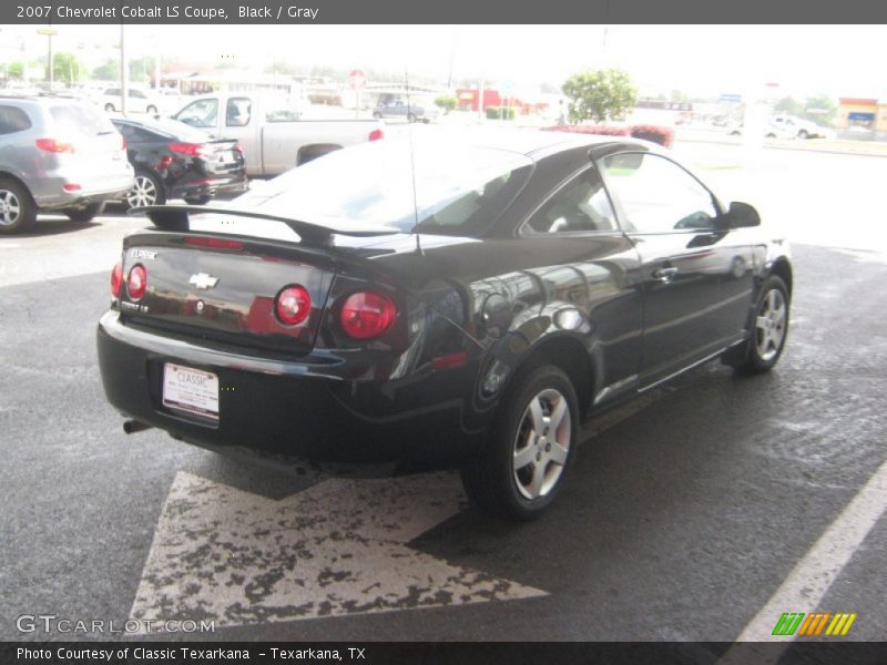 Black / Gray 2007 Chevrolet Cobalt LS Coupe