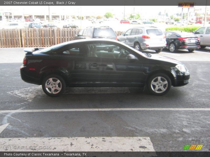 Black / Gray 2007 Chevrolet Cobalt LS Coupe