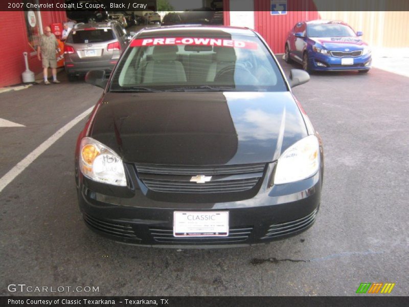 Black / Gray 2007 Chevrolet Cobalt LS Coupe