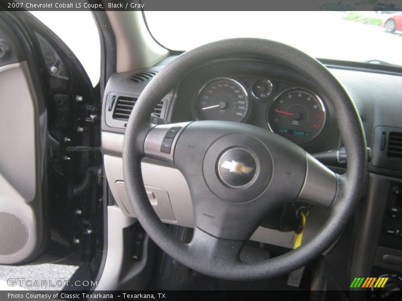 Black / Gray 2007 Chevrolet Cobalt LS Coupe