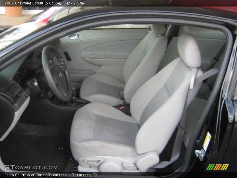 Black / Gray 2007 Chevrolet Cobalt LS Coupe