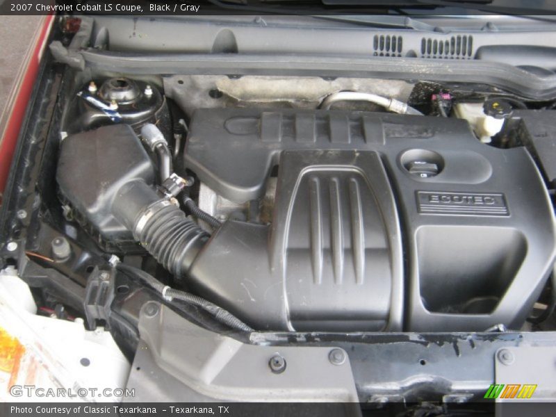 Black / Gray 2007 Chevrolet Cobalt LS Coupe