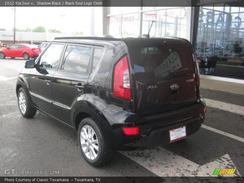 Shadow Black / Black Soul Logo Cloth 2012 Kia Soul +