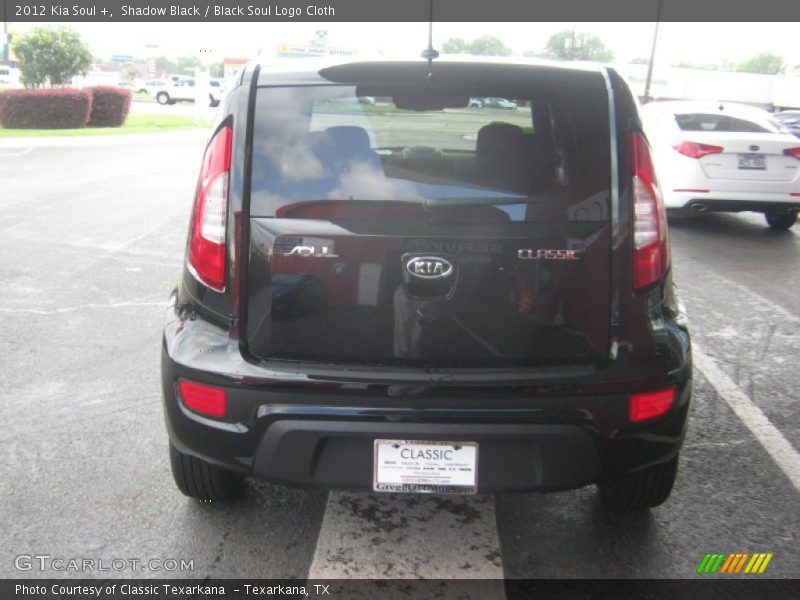 Shadow Black / Black Soul Logo Cloth 2012 Kia Soul +