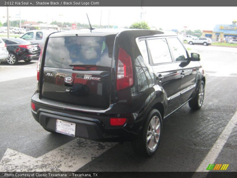 Shadow Black / Black Soul Logo Cloth 2012 Kia Soul +