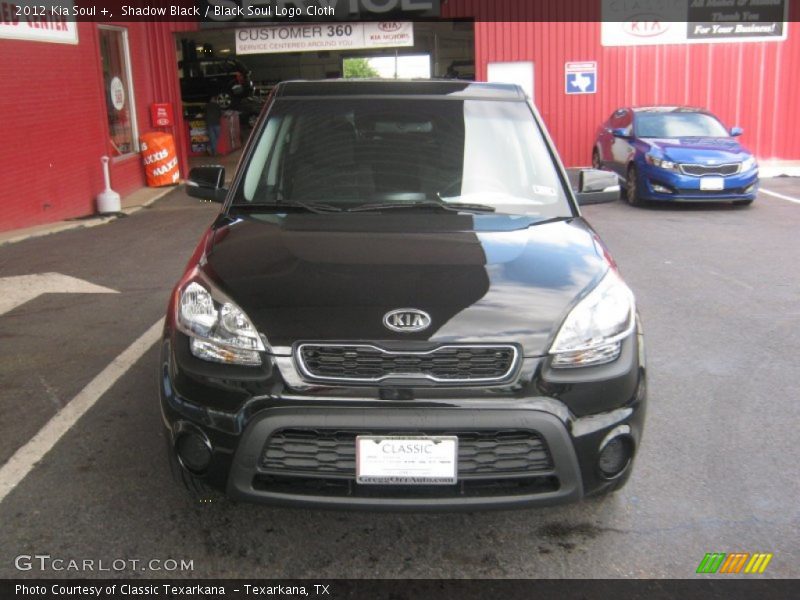 Shadow Black / Black Soul Logo Cloth 2012 Kia Soul +