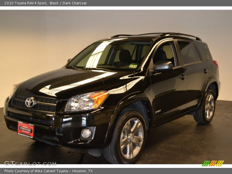 Black / Dark Charcoal 2010 Toyota RAV4 Sport
