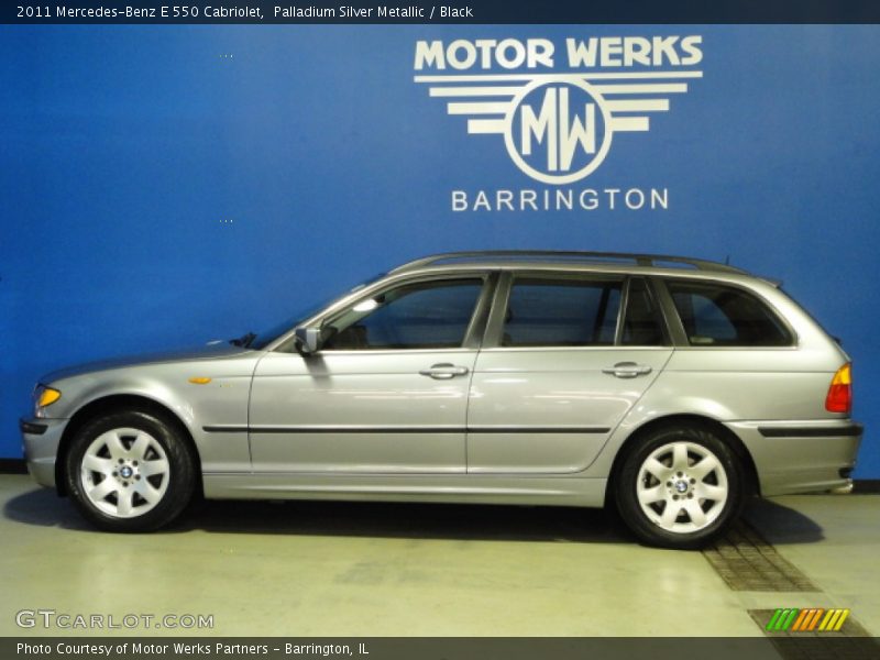Palladium Silver Metallic / Black 2011 Mercedes-Benz E 550 Cabriolet