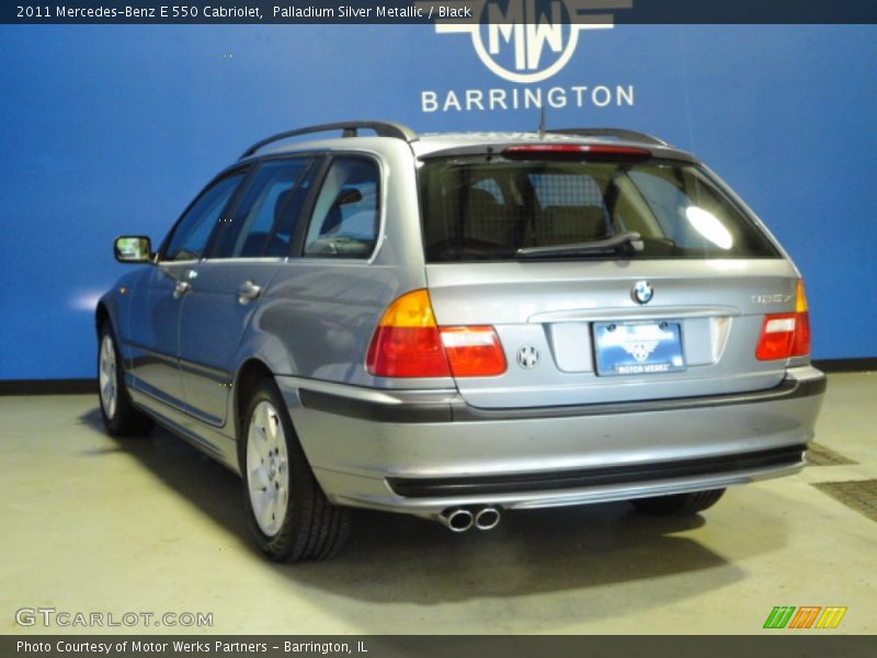 Palladium Silver Metallic / Black 2011 Mercedes-Benz E 550 Cabriolet