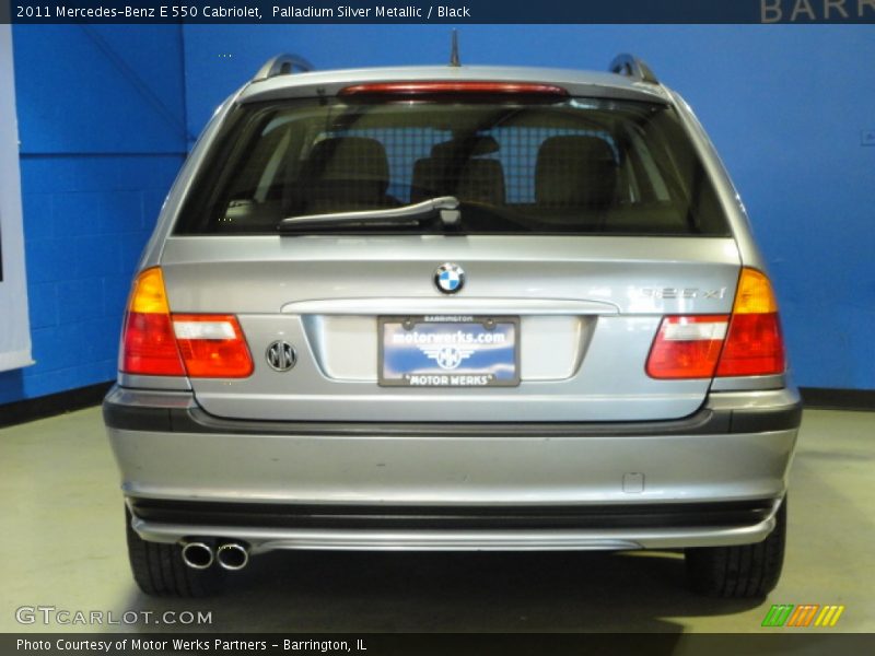 Palladium Silver Metallic / Black 2011 Mercedes-Benz E 550 Cabriolet