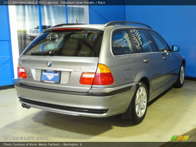 Palladium Silver Metallic / Black 2011 Mercedes-Benz E 550 Cabriolet