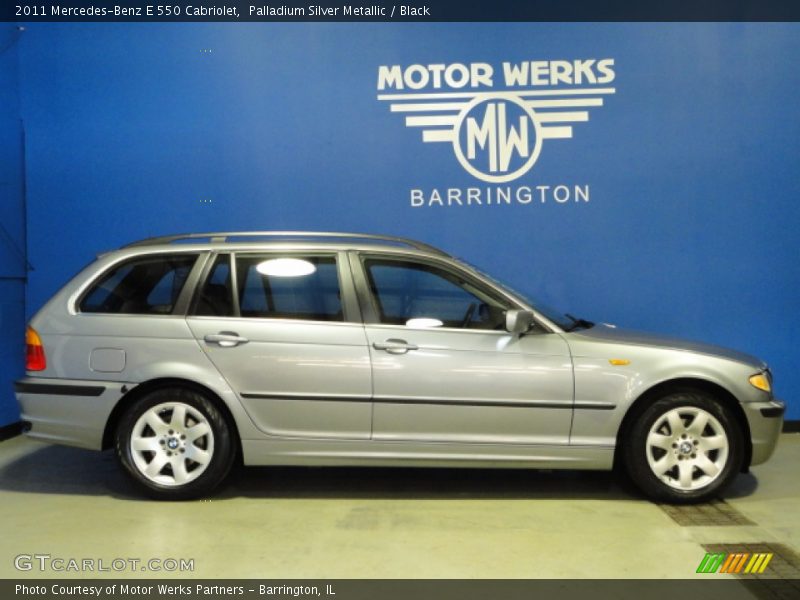 Palladium Silver Metallic / Black 2011 Mercedes-Benz E 550 Cabriolet