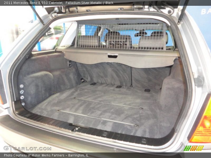 Palladium Silver Metallic / Black 2011 Mercedes-Benz E 550 Cabriolet