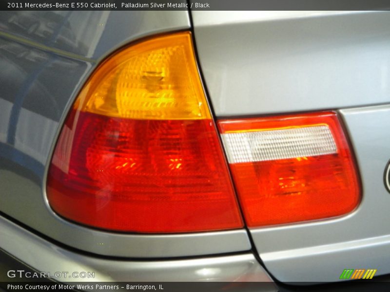 Palladium Silver Metallic / Black 2011 Mercedes-Benz E 550 Cabriolet