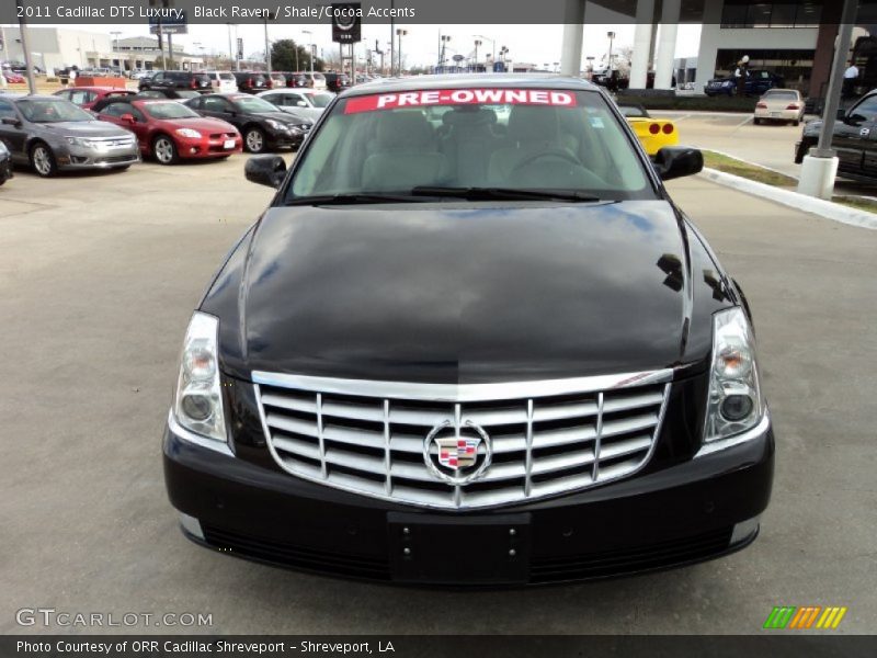 Black Raven / Shale/Cocoa Accents 2011 Cadillac DTS Luxury