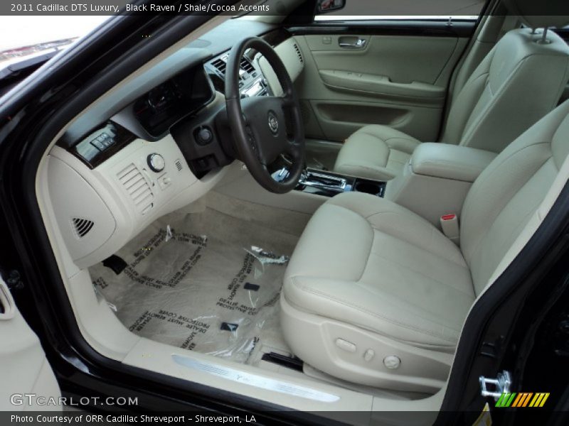 Black Raven / Shale/Cocoa Accents 2011 Cadillac DTS Luxury