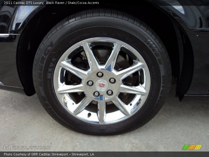 Black Raven / Shale/Cocoa Accents 2011 Cadillac DTS Luxury