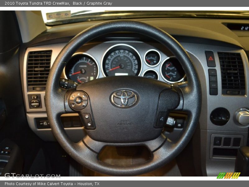 Black / Graphite Gray 2010 Toyota Tundra TRD CrewMax