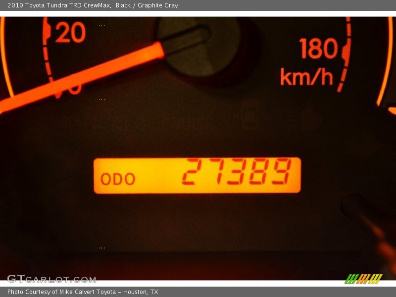 Black / Graphite Gray 2010 Toyota Tundra TRD CrewMax