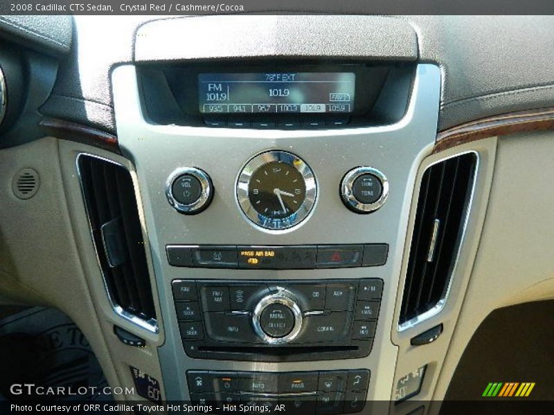 Crystal Red / Cashmere/Cocoa 2008 Cadillac CTS Sedan
