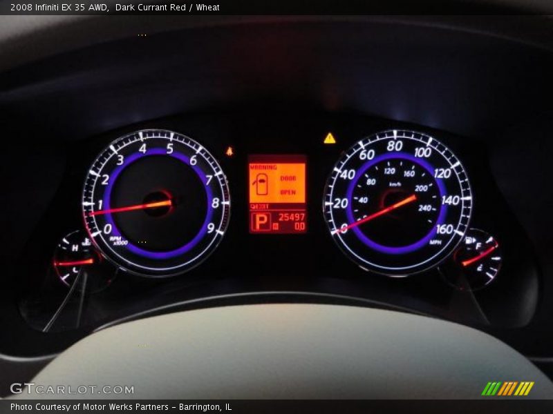 2008 EX 35 AWD 35 AWD Gauges