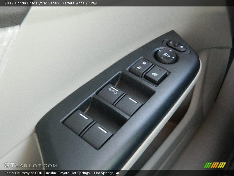 Taffeta White / Gray 2012 Honda Civic Hybrid Sedan