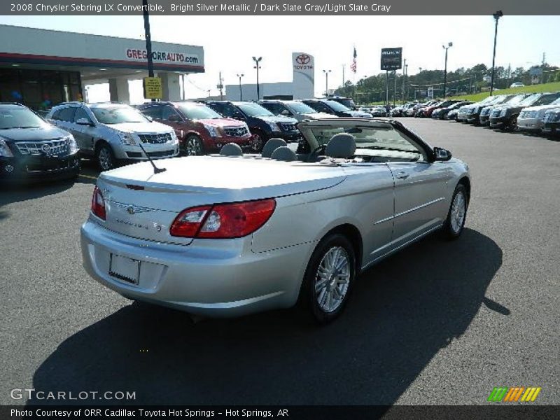 Bright Silver Metallic / Dark Slate Gray/Light Slate Gray 2008 Chrysler Sebring LX Convertible