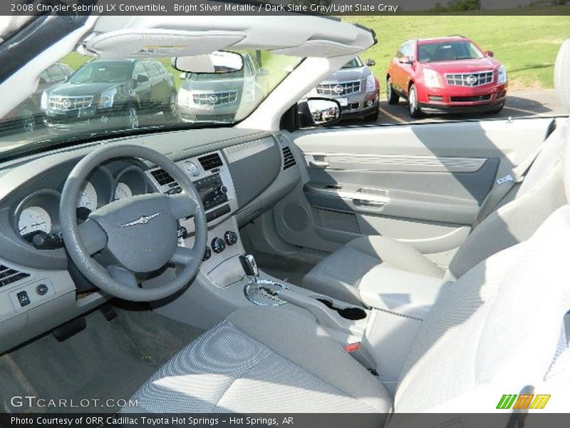 Bright Silver Metallic / Dark Slate Gray/Light Slate Gray 2008 Chrysler Sebring LX Convertible