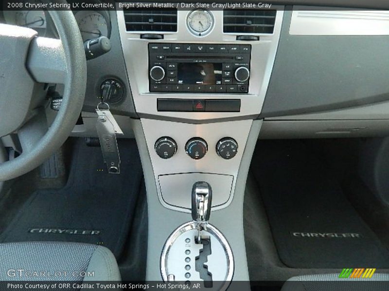 Bright Silver Metallic / Dark Slate Gray/Light Slate Gray 2008 Chrysler Sebring LX Convertible
