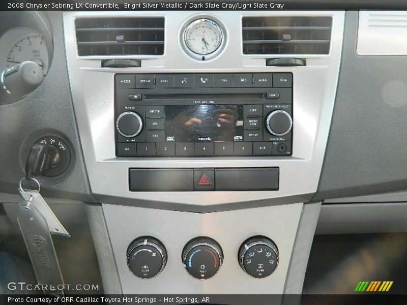 Bright Silver Metallic / Dark Slate Gray/Light Slate Gray 2008 Chrysler Sebring LX Convertible