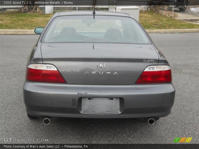 Anthracite Metallic / Ebony 2003 Acura TL 3.2