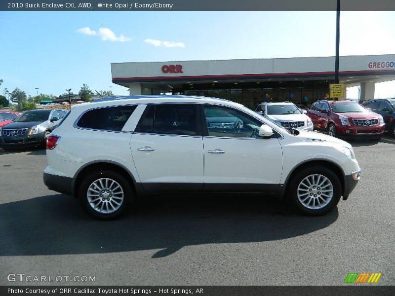 White Opal / Ebony/Ebony 2010 Buick Enclave CXL AWD