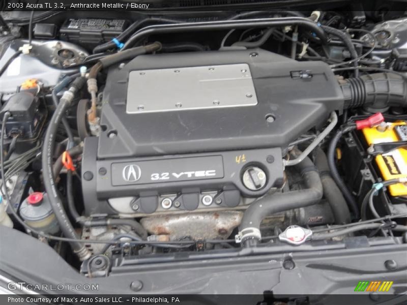 Anthracite Metallic / Ebony 2003 Acura TL 3.2