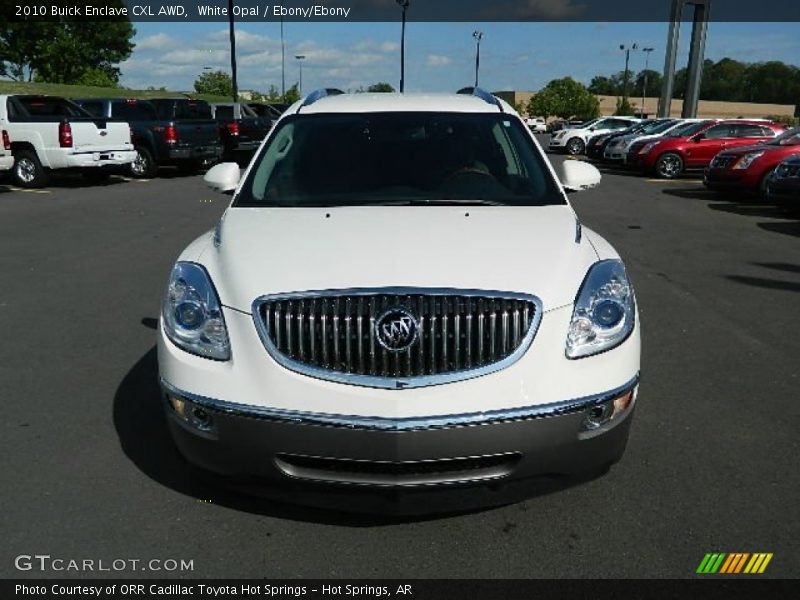White Opal / Ebony/Ebony 2010 Buick Enclave CXL AWD