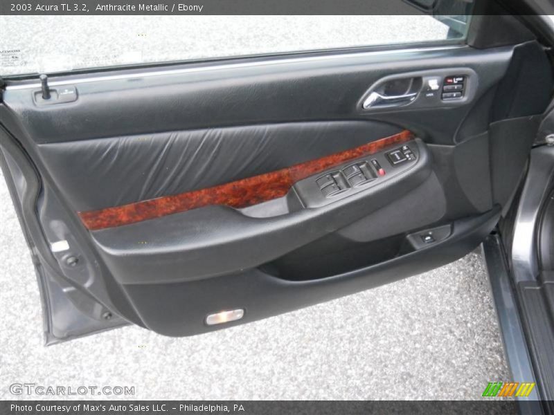 Anthracite Metallic / Ebony 2003 Acura TL 3.2