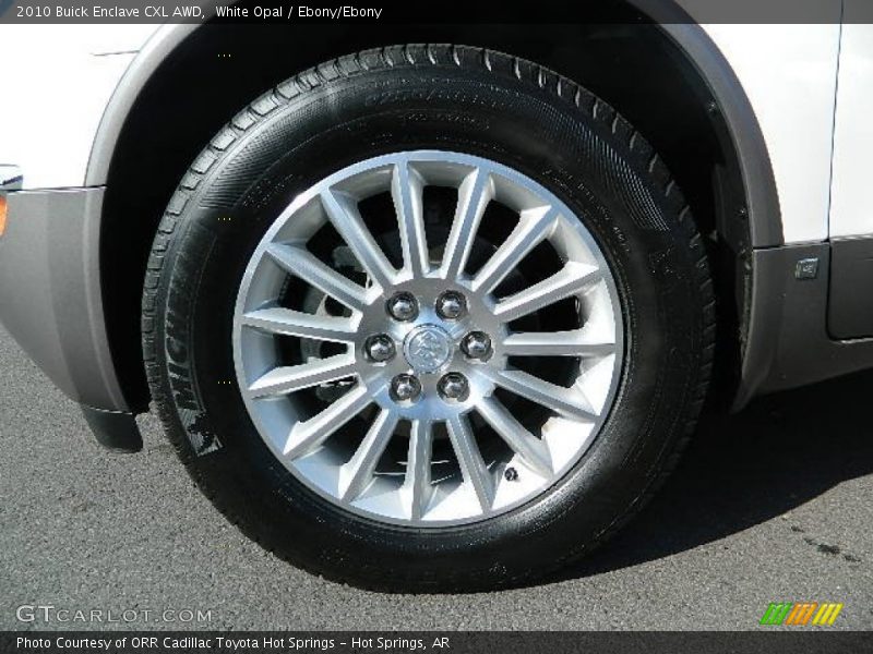 White Opal / Ebony/Ebony 2010 Buick Enclave CXL AWD