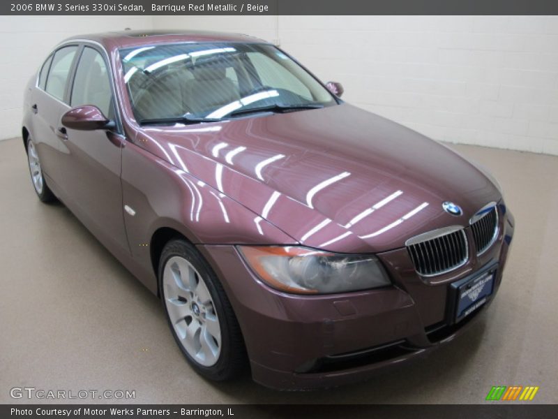 Barrique Red Metallic / Beige 2006 BMW 3 Series 330xi Sedan