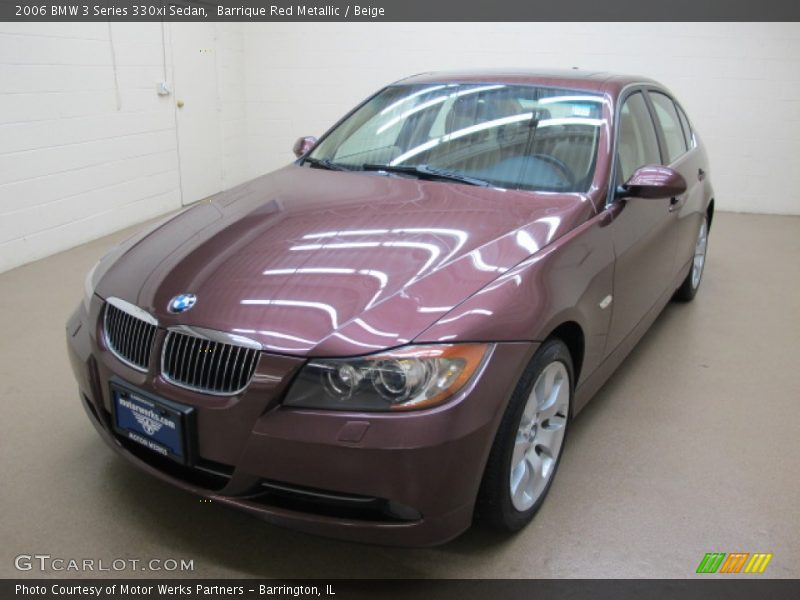 Barrique Red Metallic / Beige 2006 BMW 3 Series 330xi Sedan