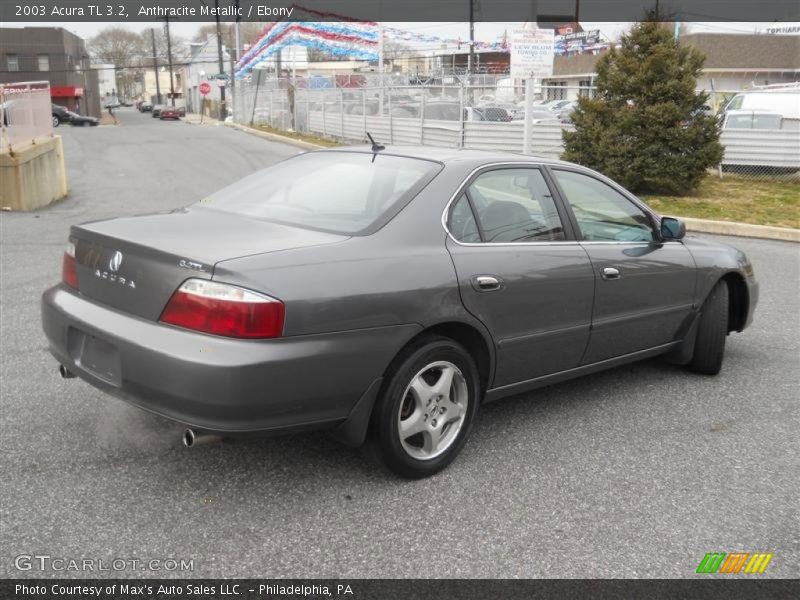 Anthracite Metallic / Ebony 2003 Acura TL 3.2