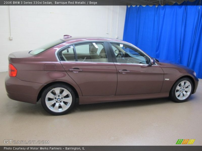 Barrique Red Metallic / Beige 2006 BMW 3 Series 330xi Sedan